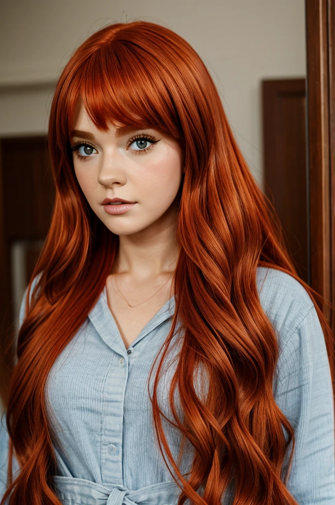 tiktok doll copper hair