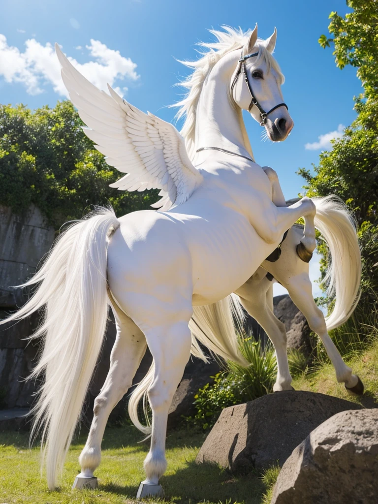 Pure White Pegasus
