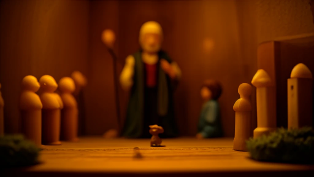 ### imageio: Uma Representação Artística da manger com Mary, Joseph, o baby Jesus, os Shepherds e os Magi
**Description Detalhada**:
The image depicts the scene of the birth of Jesus Christ, with a composition rich in details and symbolism. This type of artistic representation is common in nativity scenes and traditional Christmas paintings..
#### himmentos Principais
1. **manger e stable**:
- **manger**: En el centro de la imagen, we see a simple wooden manger, where baby Jesus is lying on white cloths, symbolizing purity and innocence.
- **stable**: The setting is a humble stable, made of wood and straw, representing the simplicity and humility of the circumstances of Jesus' birth.
2. **central characters**:
- **Mary**: To the left of the manger, Mary está ajoelhada ou sentada, looking lovingly at baby Jesus. She is dressed in a blue robe, which symbolizes her purity and motherhood.
- **Joseph**: To the right of the manger, Joseph está de pé ou ajoelhado, holding a staff. him está vestido com roupas simples, often in earthy tones, indicating his role as a carpenter and protector of the family.
3. **baby Jesus**:
- **Description**: Baby Jesus is lying in the manger, with a halo of light around your head, symbolizing his divinity. His arms are outstretched, as if blessing the gifts.
4. **Shepherds**:
- **Position**: In front of or around the manger, Shepherds are kneeling or standing, looking reverently at baby Jesus. hims estão vestidos com roupas rústicas, carrying staffs and accompanied by sheep.
- **Meaning**: The shepherds represent the humility and faith of the first people who received the news of the Savior’s birth, as described in the Gospels.
5. **Magi**:
- **Position**: Os Magi estão um pouco mais afastados, maybe on one side or behind the shepherds. Each is holding a gift: gold, frankincense and myrrh.
- **clothes**: him