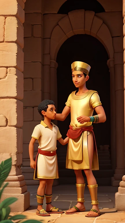 Joseph is bought by Potiphar, pharaoh's officer, and becomes the manager of his home due to his skill and honesty.