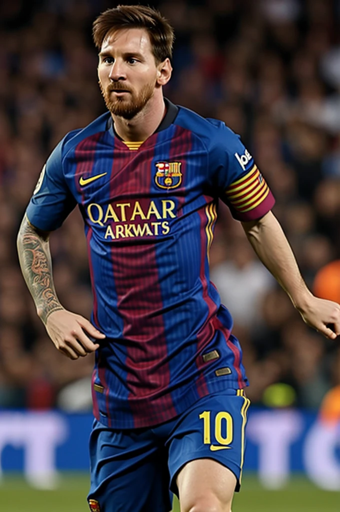 Messi with muscles