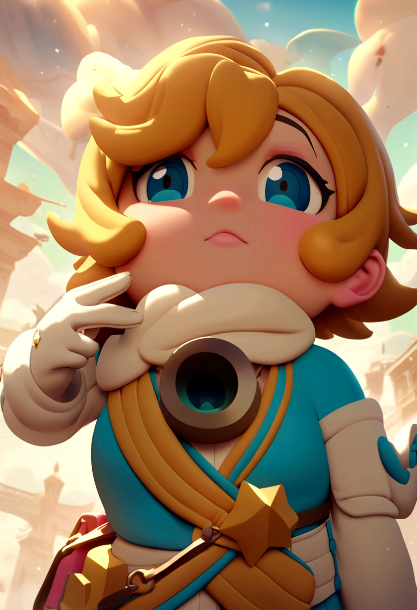 Colette de brawl stars com os seios para fora