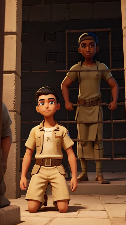 inmate in prison, Joseph interprets the dreams of two of Pharaoh's servants: the baker and the butler, with precision.
