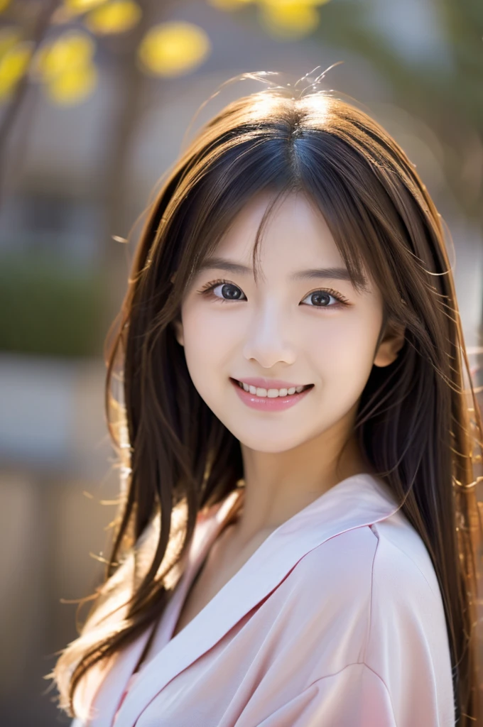 Image resolution 8K、masterpiece:1.3)、Beauty、1 female、(魅力的なbody:1.2)、abdomen:1.1、Dark Brown Hair:1.1、(body:1.2)、Ultra-detailed face、Attractive lips、double eyelid、Wear fashionable, stylish clothes、Super realistic and detailed and super cute、Japanese women、10th generation(18-year-old)、Smiling with a nice smile、Hair fluttering in the wind、color々Hair style、Portrait in studio、color々Facial expressions、