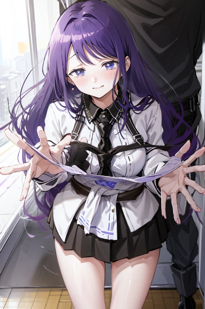Holding panties in hand、、Take off your panties、Smirking face、Black Skirt、、on the train、Strap、、8K,Masterpiece、Light purple hair、Semi-long hair、、Japanese 、、、Lift up your skirt、On all fours、Showing panties、Stick your butt out、Turn your ass towards me、Blushing、、Showing panties、Pull up your skirt、Blushing、on the train、Strap