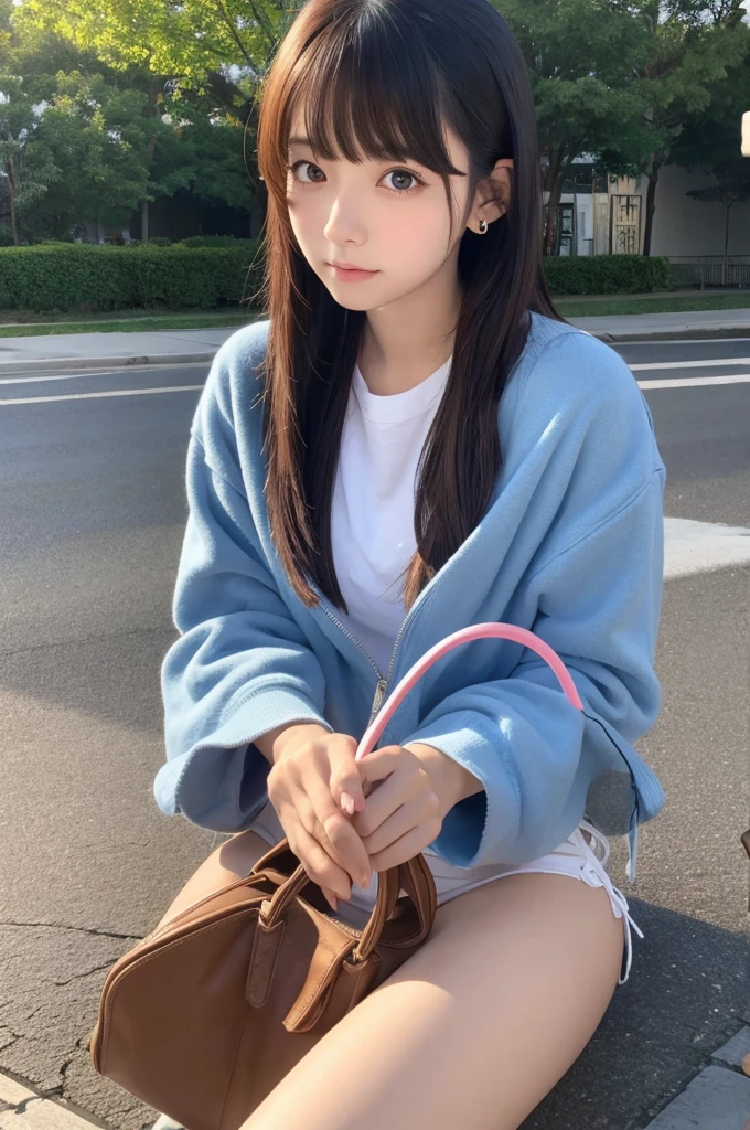 one girl, (a beauty girl, delicate girl:1.3), (:1.3),very short hair,
break, (hoodie:1.2),(((nsfw,open clothes,pussy,show off nipple,bare breasts,beautiful nipple,boob,small areola mammae,spread leg))),
break, very fine eye definition, (symmetrical eyes:1.3),
break, (shopping mall:1.3,Sit on a bench),
break, flat chest, brown eyes, parted bangs, brown hair, girl,
break, (eyes and faces with detailed:1.0),
break, (masterpiece, best quality, ultra detailed, detailed face, 8k,cowboy shot,)