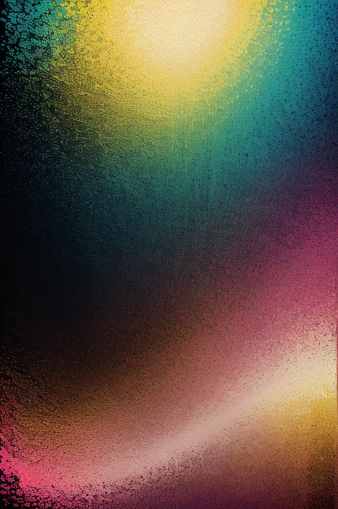 retro vintage 1970's vector graphic background, masterpiece, high quality, simple design with splashed colorss, some grunge texture, vivid rainbow color variations,