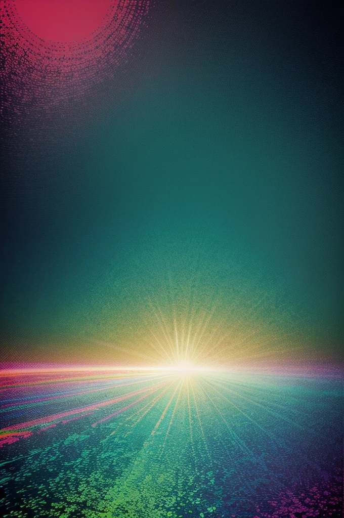 retro vintage 1970's vector graphic background, masterpiece, high quality, simple design with splashed colorss, vivid rainbow color variation