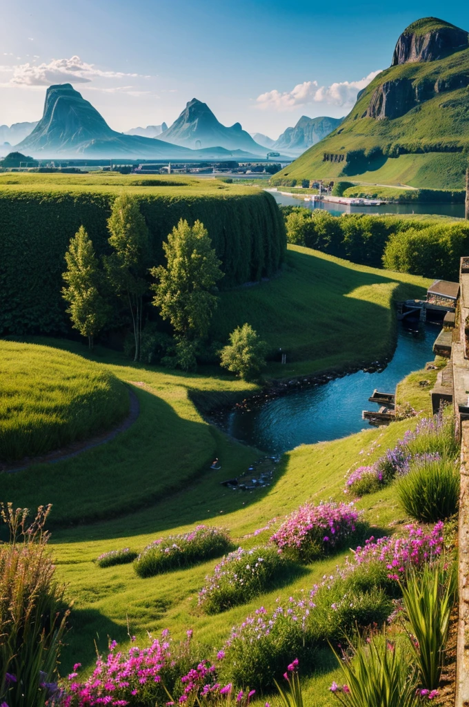 (masterpiece), (best quality), (high resolution),dutch angle,hyper detailed, solo, detailed_background, landscape,
