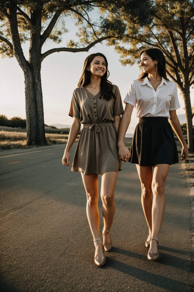 Hold hands and dance
