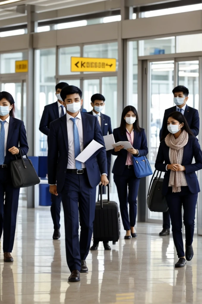 People Leaving nation for foreign employment.