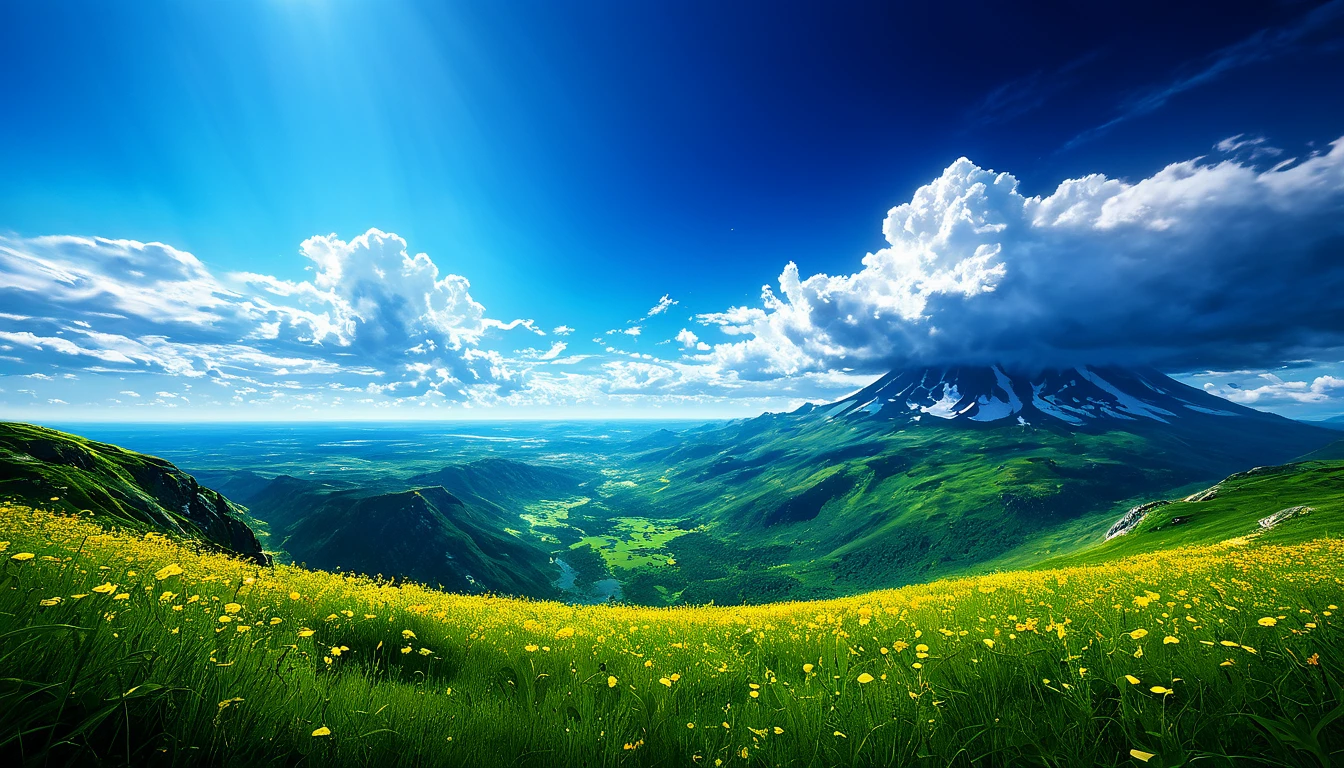 Summer sky,Realistic,Very realistic,Extreme Detail,Breathtakingly realistic,High contrast realism,High Saturation Realism,Vibrant colors,Dramatic lighting,Fascinating landscape,Persuasive storytelling,Atmospheric scenery,Captivating visuals,Intricate details,Strong emotions,Heavenly Beauty,A dreamlike world