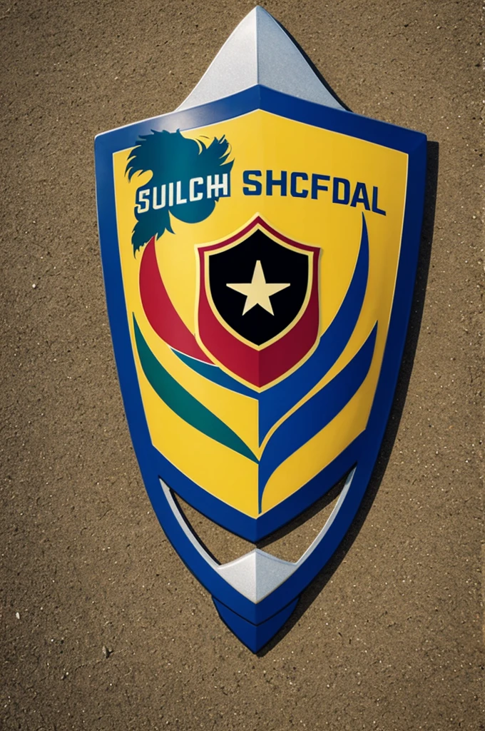 Create the shield of a soccer team called wildflower
