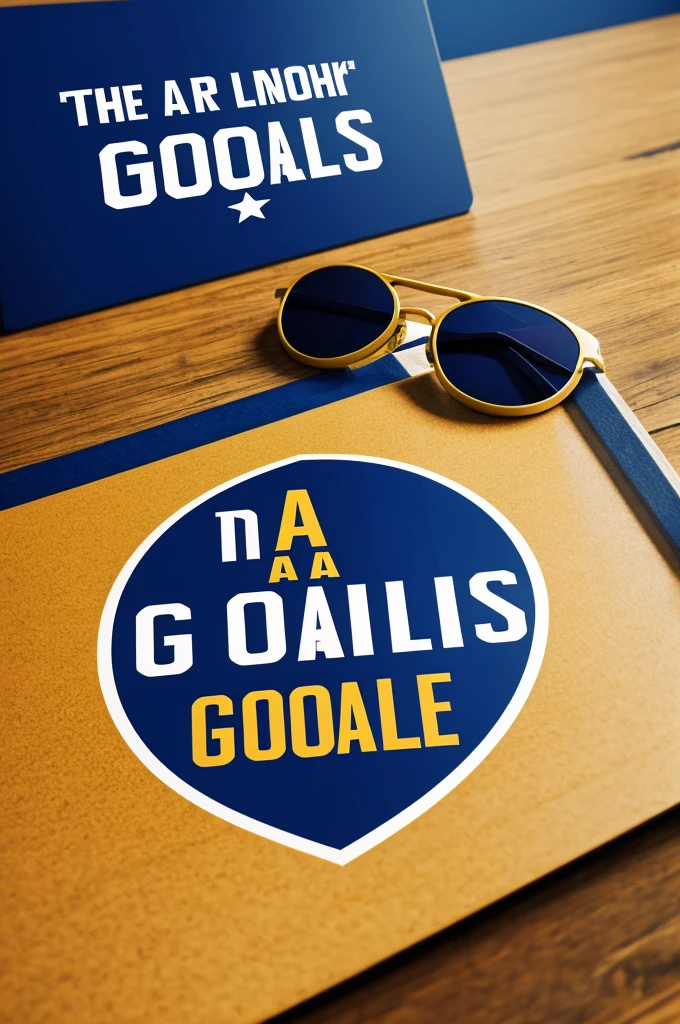 Logo for a page called "a few goals ".