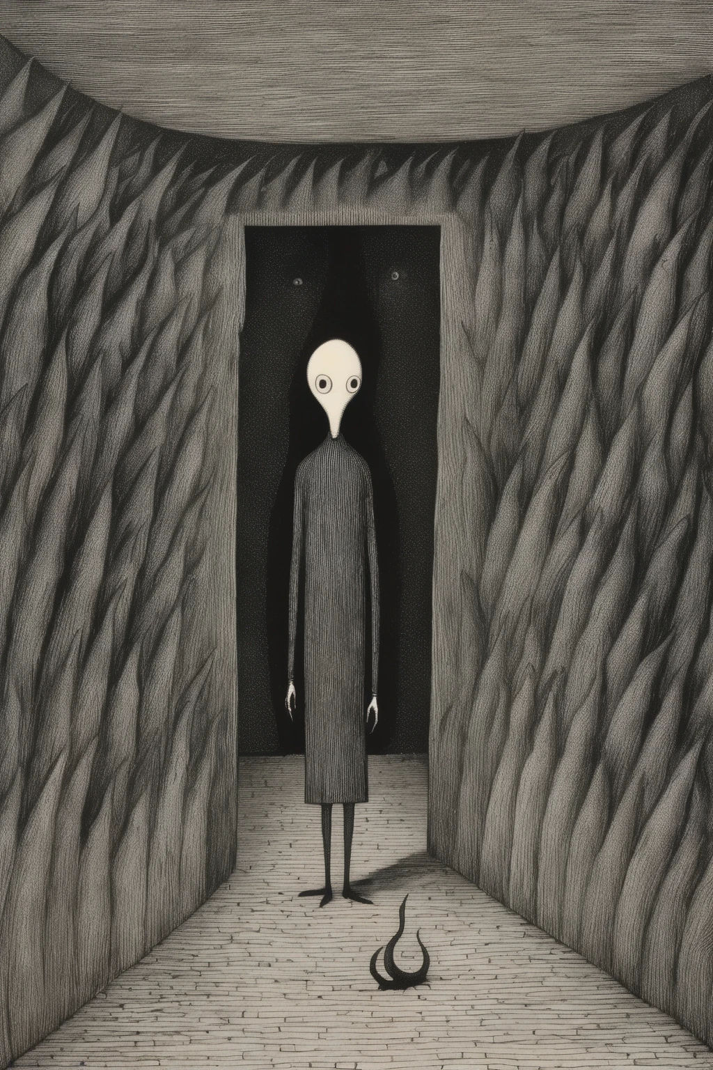 Edward Gorey Style - Edward Gorey Style, A temporary liminal space between limbo and hell.