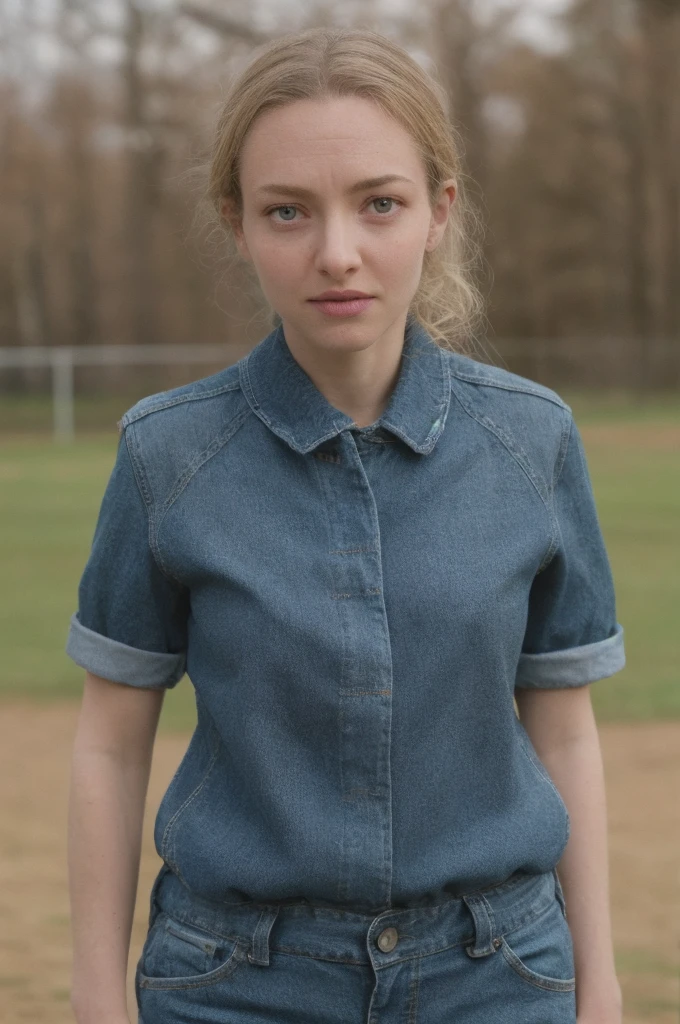 1girl, solo, chelsea kits, blue jeans, hands on hip, soccer field, soft lighting, looking at viewer, blurry background, bokeh, chromatic aberration, depth of field, masterpiece, best quality, ultra-detailed, ultra high res, (photorealistic:1.4), raw photo, (realistic:0.2), 8k HDR, f1.4, 40mm, photorealistic, raw, 8k, textured skin, skin pores, intricate details, by Dorothea Lange
as85, blonde hair