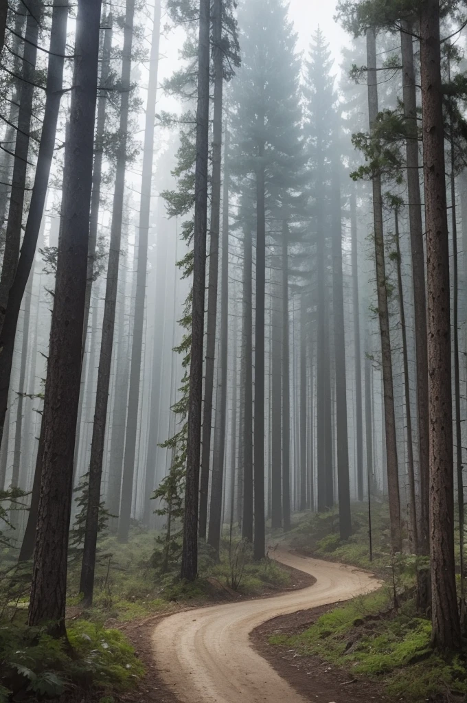 make a gray forest