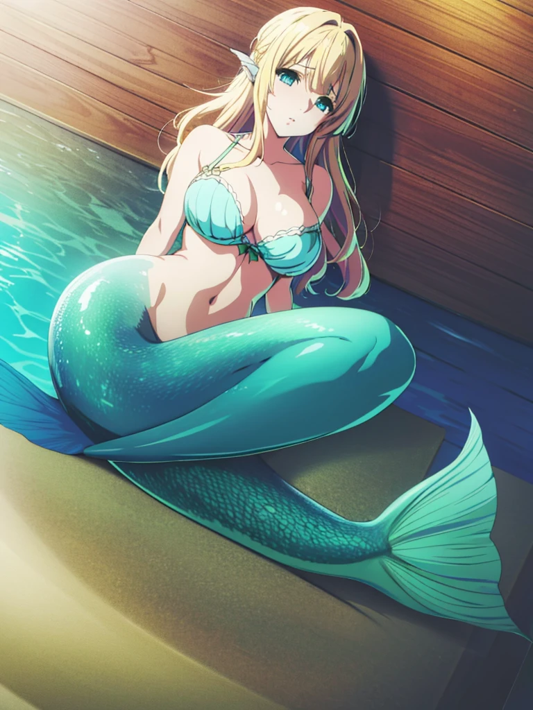 best quality, amazing quality, very aesthetic, absurdres,
Octopus sex with mermaid, NSFW, underwater, blonde hair mermaid, blue eyes mermaid, shy, Magical Circle Tentacles