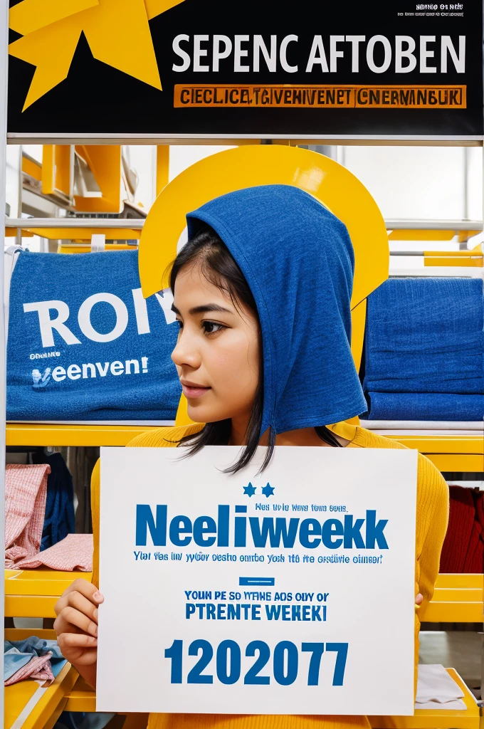 Suggestion poster for suggestion week celebration in textile company
