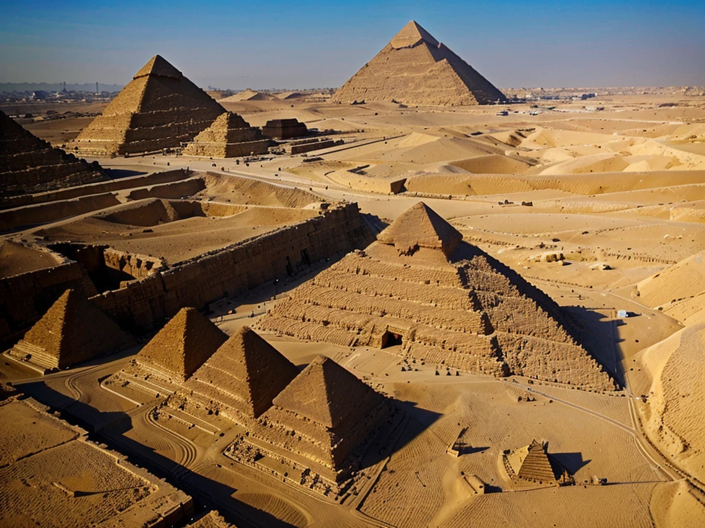 Pyramids of Giza, Egypt - The last of the Seven Wonders of the Ancient World still in existence.