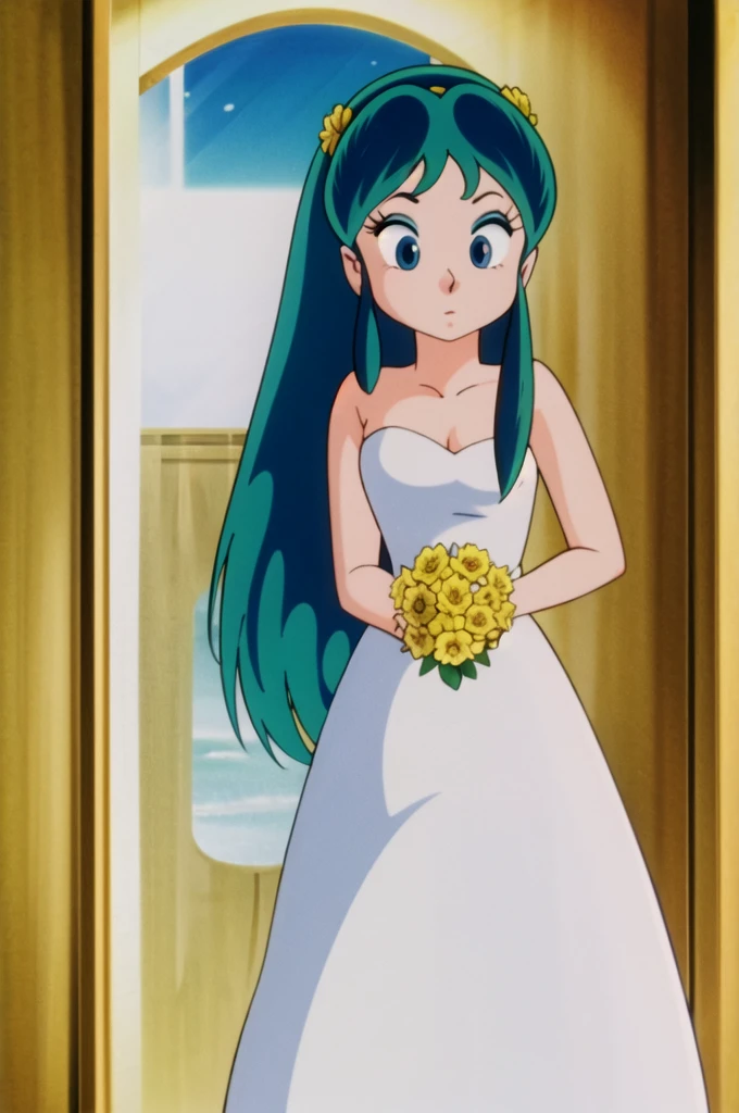 lum,Wedding Dress, high quality masterpiece