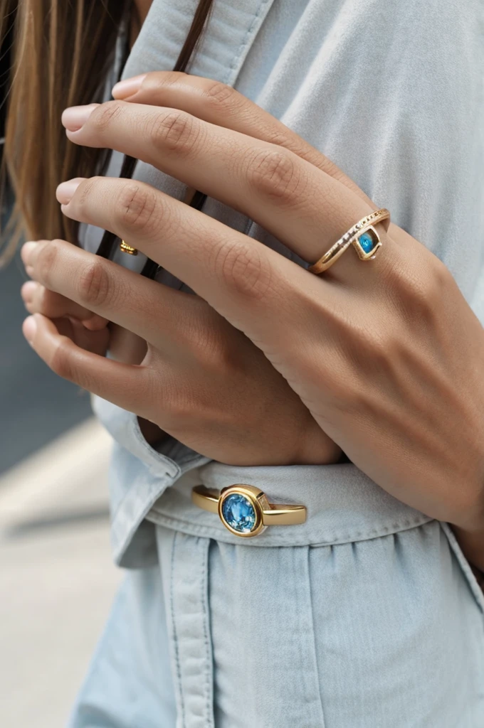 Wearing 99 rings on 1 finger