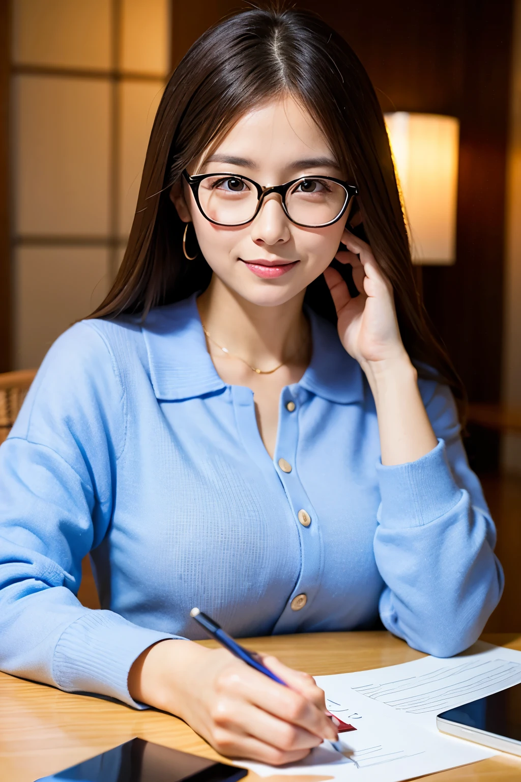 professional、woman、Glasses、Japanese、Beauty、cute
