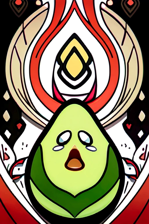 animated avocado 