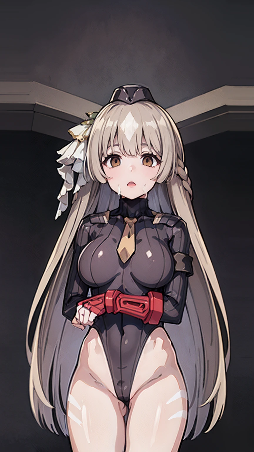 1 Girl,Browsing Caution,(((Large Machine-Made Choker))), expensive,Huge breasts, clavicle,Absurd, brainwashing,Hollow Eyes, ((Expressionless,Emotional erasure)),whole body像,((stand up, still)), (expensiveest quality、4K、8K、High resolution、Must have:1.2)、Very detailed、(reality、reality的です.、reality的:1.37)、Ticker、Hyper HD、Studio Lighting、Ultra High Definition Paint、Sharp focus、Physically Based Rendering、Attention to detail、Professional specifications、Vibrancy and color、Blurred、Sports portrait、landscape、Horror Style、Anime Big 、sf、photograph、Concept Artist、Five Fingers, Perfect body, {{{masterpiece}}}, {{{expensiveest quality}}}, {{Very detailed}}, {shape}, {{Very delicate and beautiful}},Improved cost performance、All Roles、Canon 5D MK4でphotograph、photograph, whole body、White Background、Expressionless、Straight eyebrows、Expressionless、Straight eyebrows、Expressionless、Hypnosis App、Stand still、@_@、Expressionless、brainwashing、Hypnosis、please lower your arms、please lower your arms、please lower your arms、Drooling、Drooling、Drooling、Night Classroom、Black latex tight suit、salute、Expressionless、Emotional erasure、Drooling、whole body、Lusamine