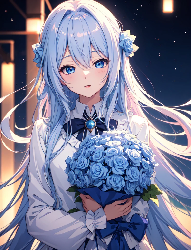 Super high quality by the art god, super detailed, High resolution, anime moe art style, best anime 8K konachan wallpaper, pixiv contest winner,(Sleepy boy )Blue Tone,High resolution detailed hair,super dense skin, Best lighting by famous artists, 8K, figure,