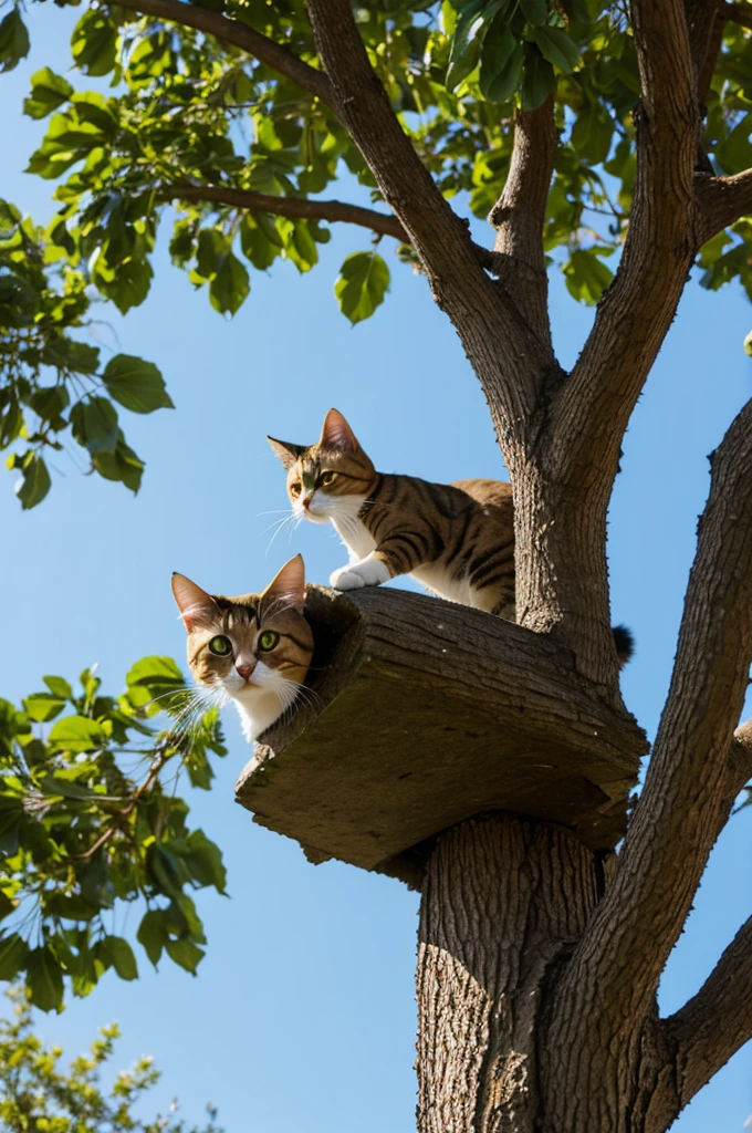 Cat in a tree