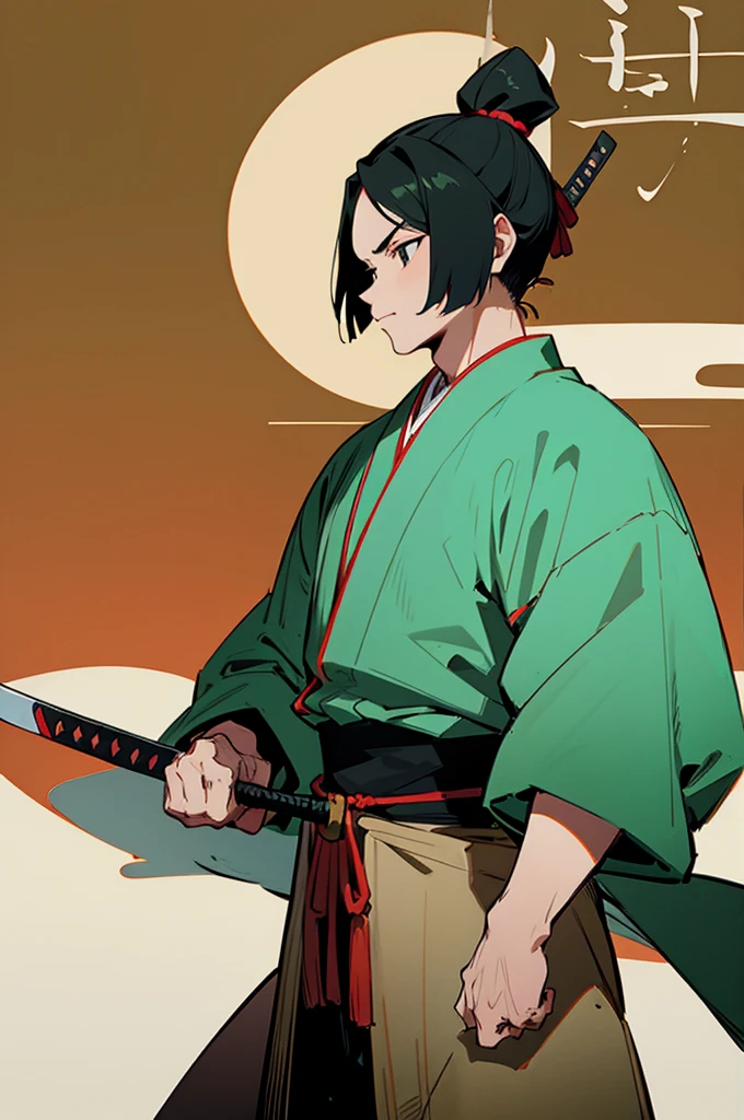 Kimino, Male, Edo Period, Japense Background, swordsmen