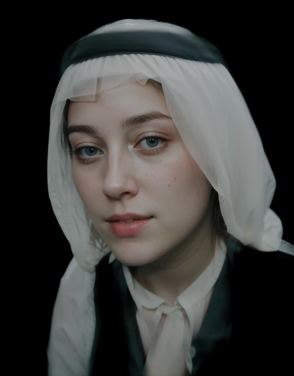polaroid photo, night photo, photo of 24 y.o beautiful woman, pale skin, bokeh, motion blur