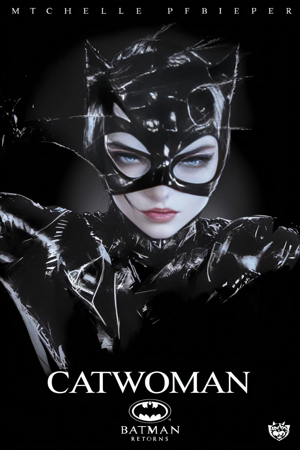 batman cat Woman movie poster, margot robbie as cat Woman, 3d render of cat Woman, cat Woman, margot robbie as cat Woman, cat Woman, natalie portman as cat Woman, Selina, emma stone as cat Woman, mila kunis as cat Woman, emma watson as cat Woman, kylie jenner as cat Woman, villain, mila jovovich as spider woman, doja cat as cat Woman