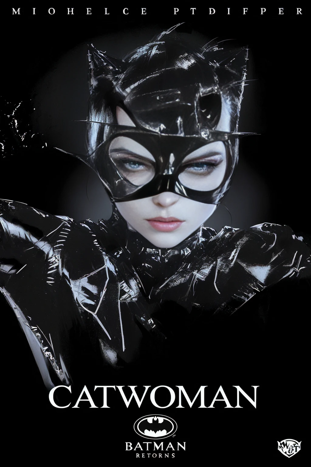 batman cat Woman movie poster, margot robbie as cat Woman, 3d render of cat Woman, cat Woman, margot robbie as cat Woman, cat Woman, natalie portman as cat Woman, Selina, emma stone as cat Woman, mila kunis as cat Woman, emma watson as cat Woman, kylie jenner as cat Woman, villain, mila jovovich as spider woman, doja cat as cat Woman