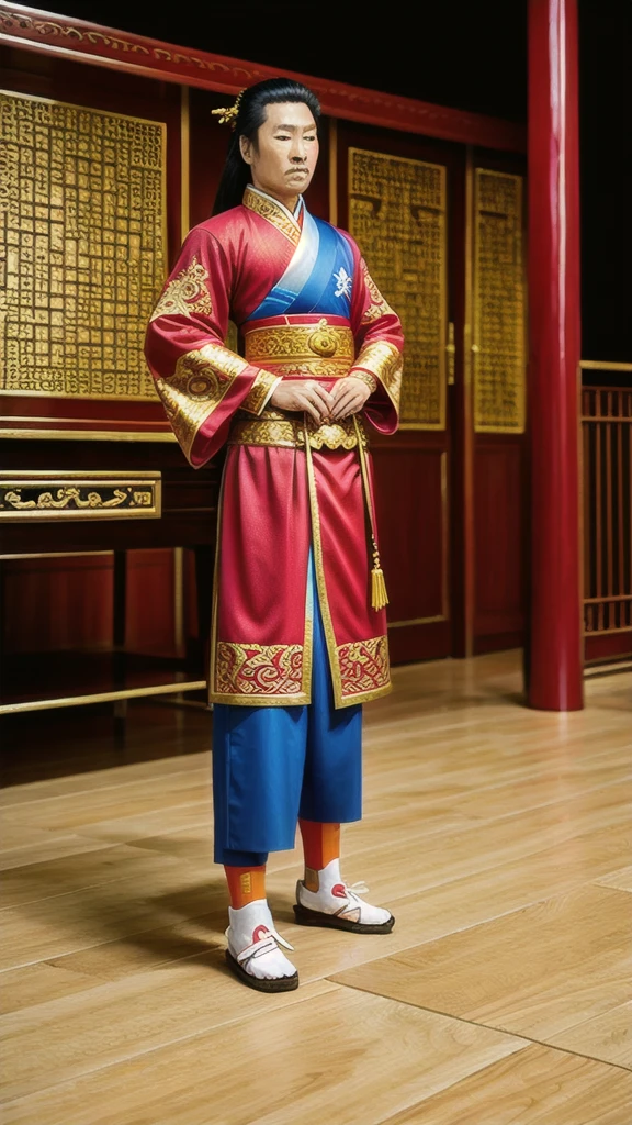 Shang Ba Zhifeng　Ryukyu Kingdom　Modeled after China　King&#39;s Statue　A man of good build　Shureimon