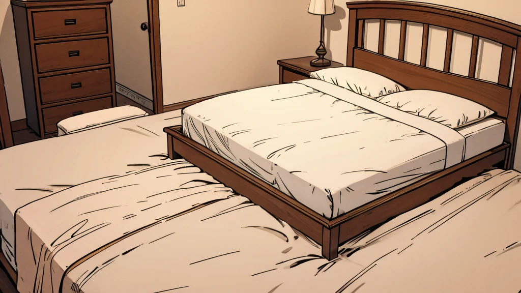 Empty Bed close shot