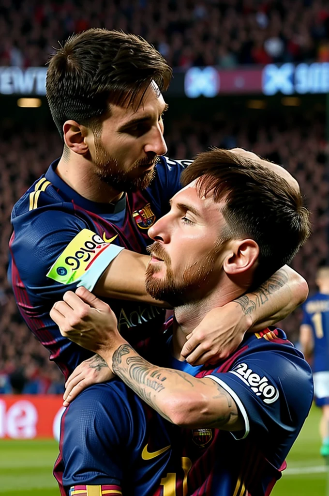 messi kissing ruben