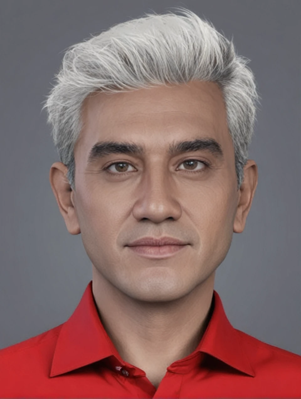 ((best quality)), ((master part)), ((desenhos animados realistas)), ((Personagem perfeito)) - Um retrato frontal meticulosamente detalhado e realista de um homem com cabelo raspado, glasses and a shirt with beautiful textures. O homem olha diretamente para o espectador, Establish a strong and confident presence. The image captures their distinctive facial features, accurately showing the brightness of your eyes and the design of your glasses. The black shirt is rendered with fine details, aumentando o profissionalismo do retrato. Enviado para documentos oficiais, this portrait is presented in impressive 8K UHD resolution, Ensure clarity and unique protection.