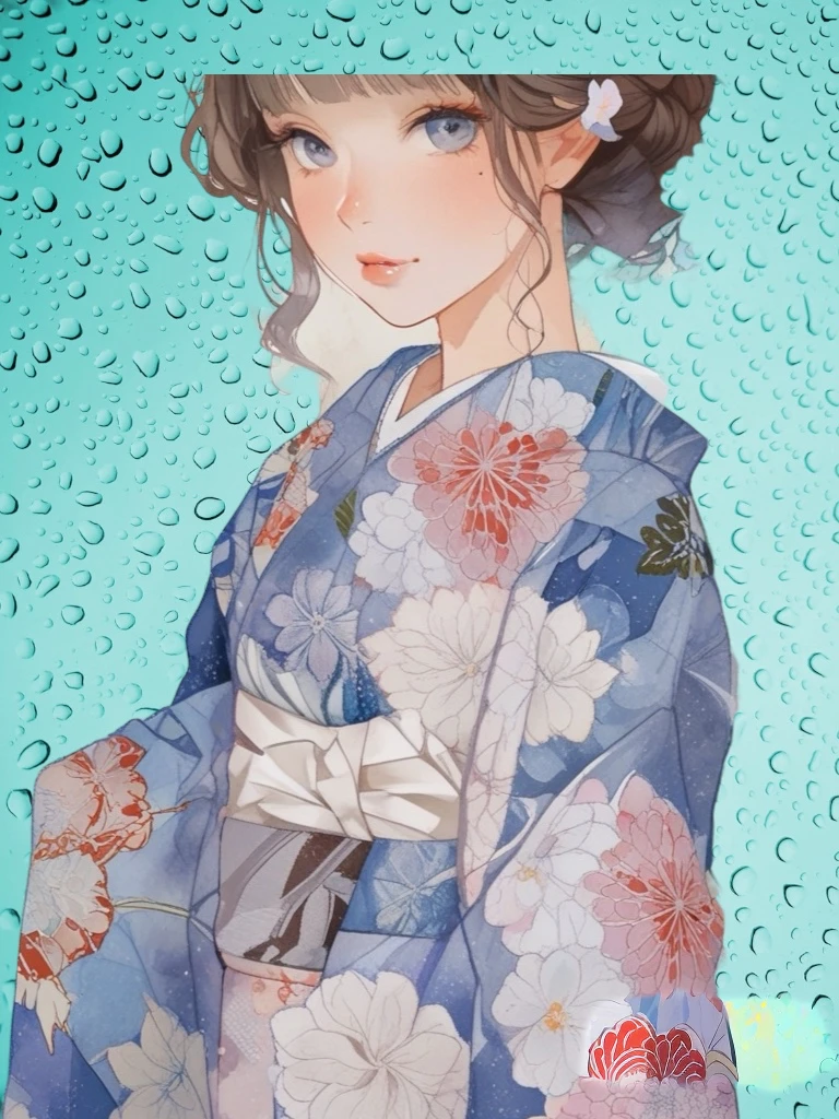 Kimono and background