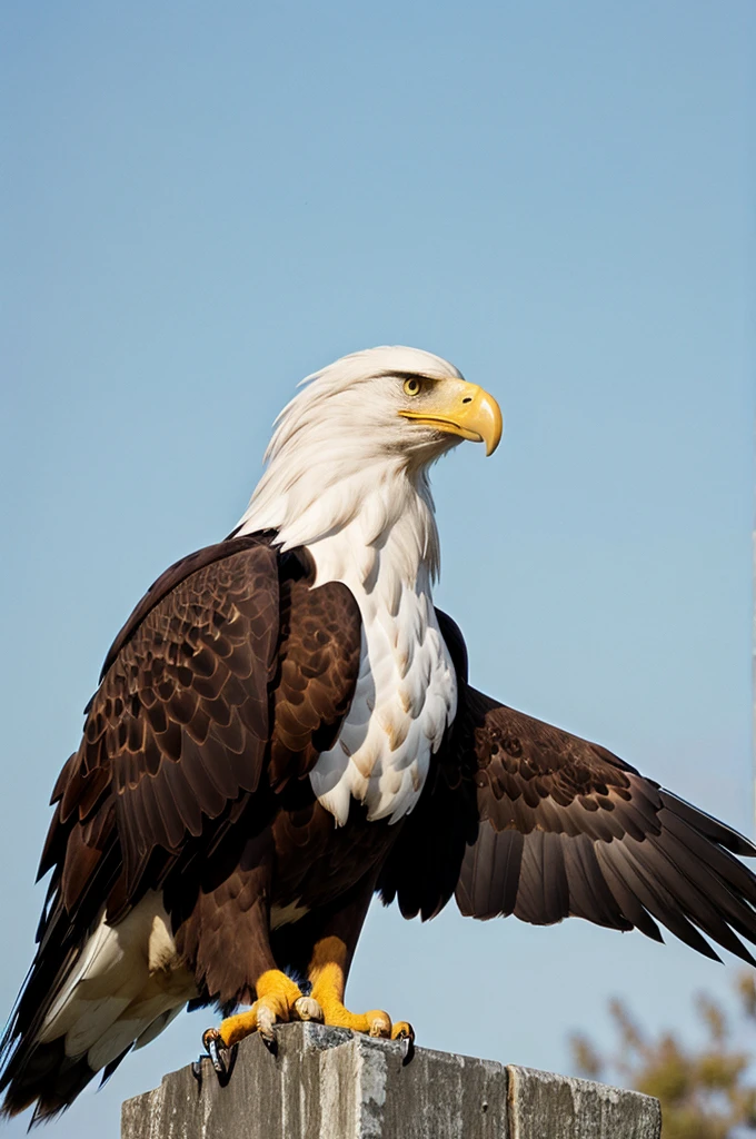 A logo of an eagle