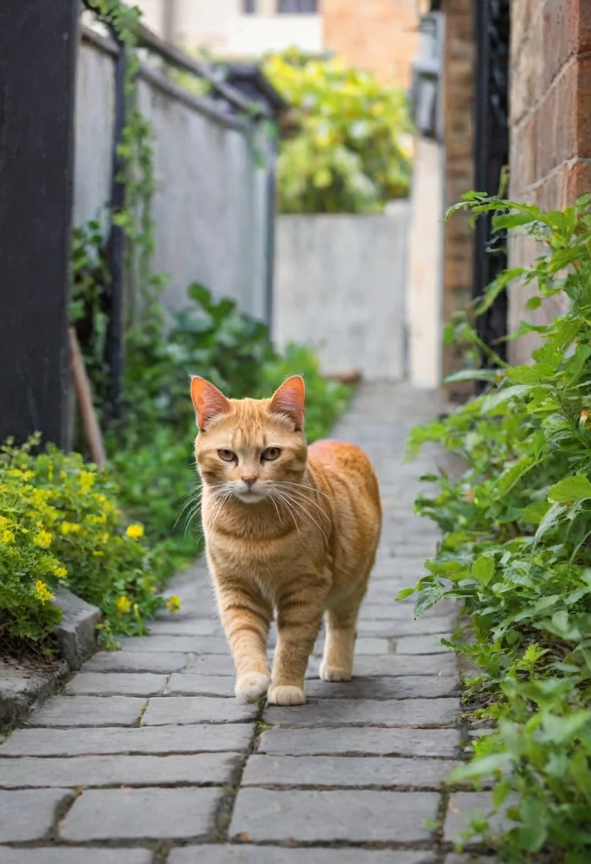 The cat that walks by itself