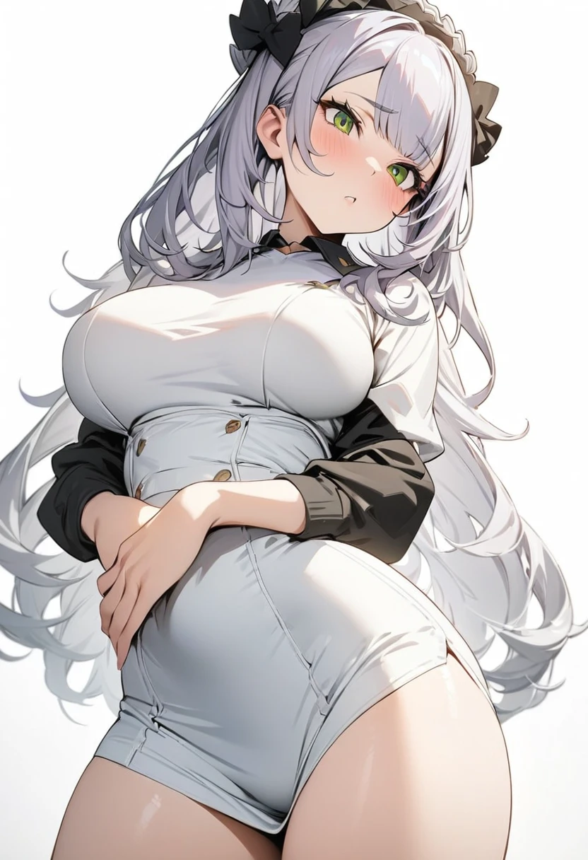(masterpiece:1.2),(best quality:1.2),(masterpiece, best quality, ultra-high resolution), (1girl), (1 character), (Noelle Silva), (Black Clover), (White background), (No background), (1 angle), natural pose, Standing