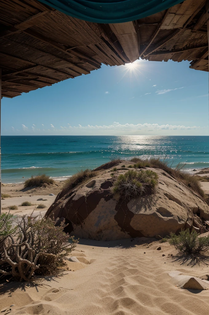 flayer image of arid environment, pollution, extinction of living things, sea pollution