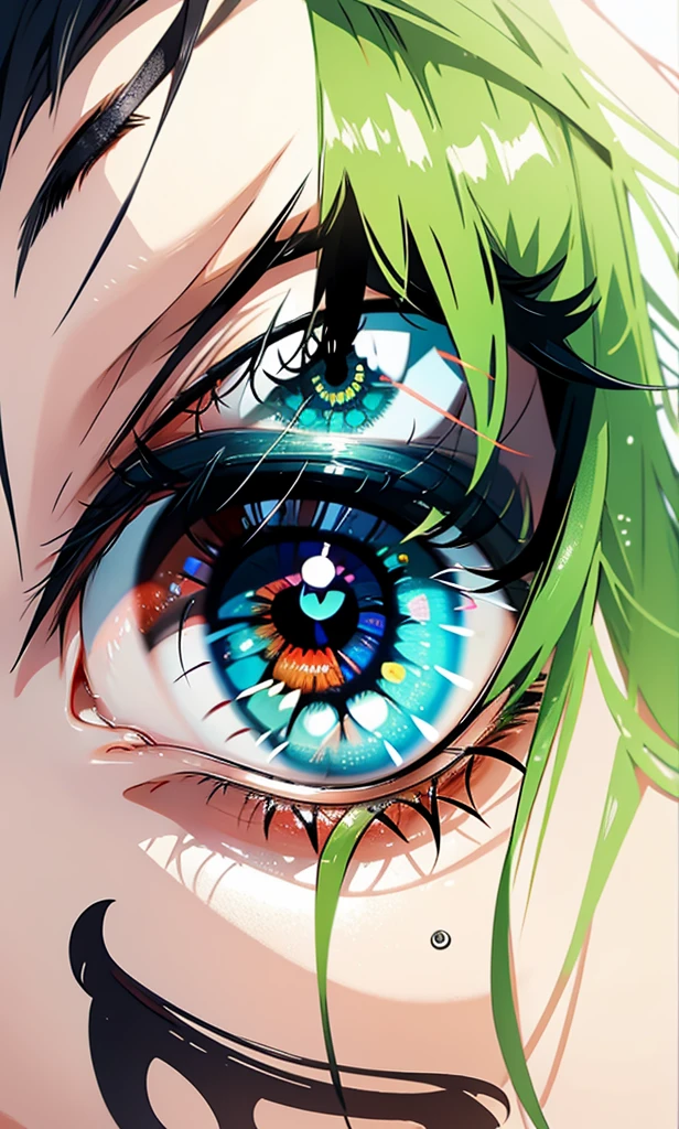 A detailed eye、