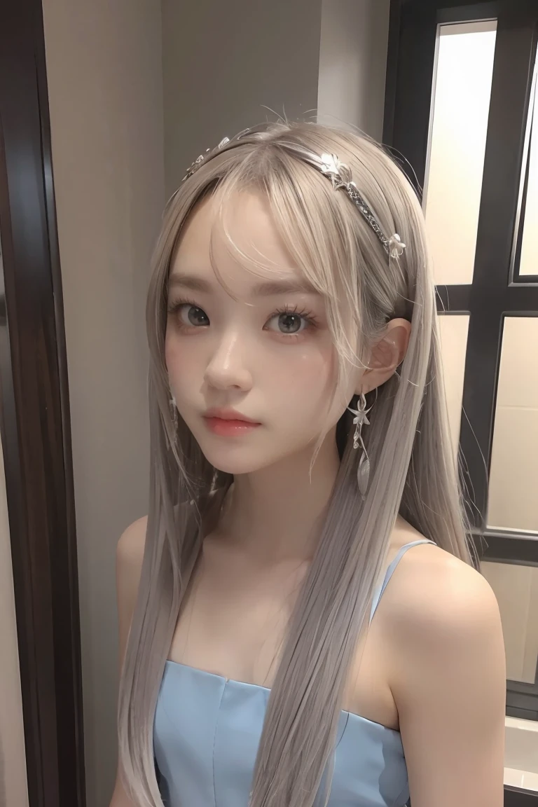 , 1girl,,solo,sliver hair,zhangfei, masterpiece, best quality,   