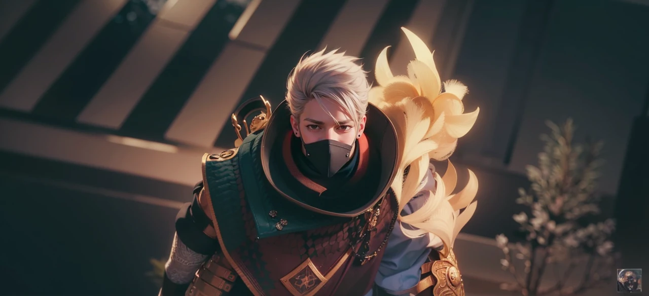 masculine male, masterpiece, ((perfect eyes)) best quality, (semirealism:1.9), beautiful lighting, (extremely detailed CG unity 4k fhd wallpaper), High Detail, Sharp focus, dramatic outdoors, 1 boy ,24 years old, white hair, light purpel eyes, smile.
