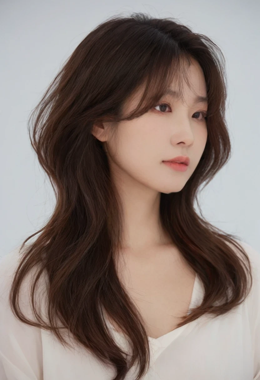 Best Quality, 8k, Masterpiece, (Portrait: 1.3), (photo realistic:1.4), (hyper realistic:1.4), Sharp Focus, looking at viewer, (smoother lighting:1.1), (increase cinematic lighting quality:0.9), realistic lighting, backlighting, light on face, ray trace, (brightening light:1.2), (Increase quality:1.4), sharp detail, (best quality real texture skin:1.4), finely detailed eyes, black_eyes, finely detailed face, 25 year old Korean woman
