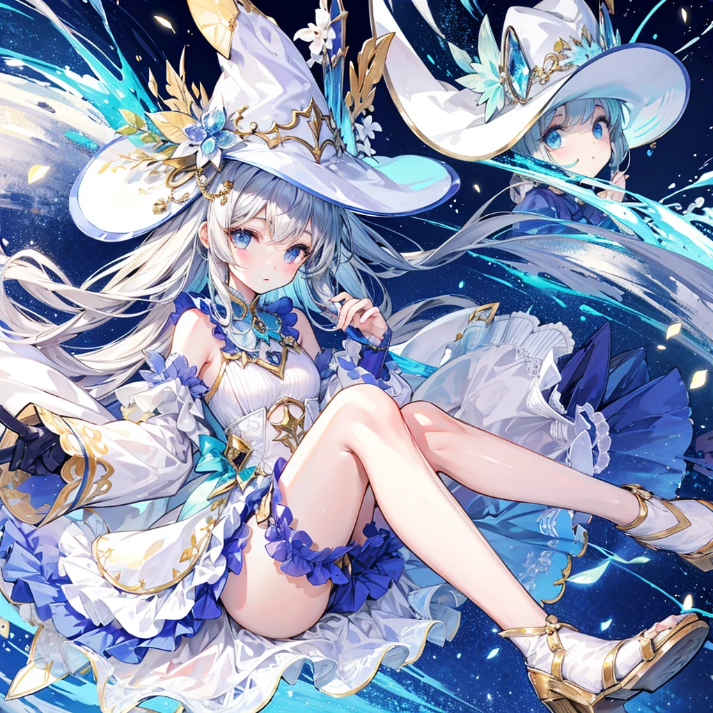 Shine Muscat personification,,Light soft color coat and hat,pretty girl