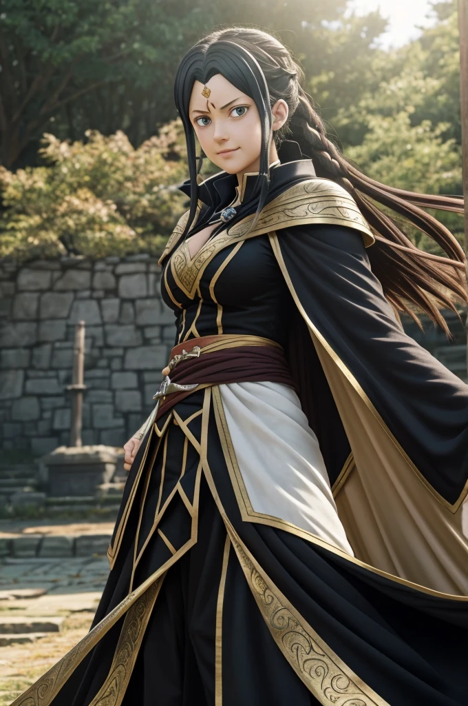Hyper Realistic Image Of Nebra Silva From Black Clover Anime Series And Make It Hyper Realistic